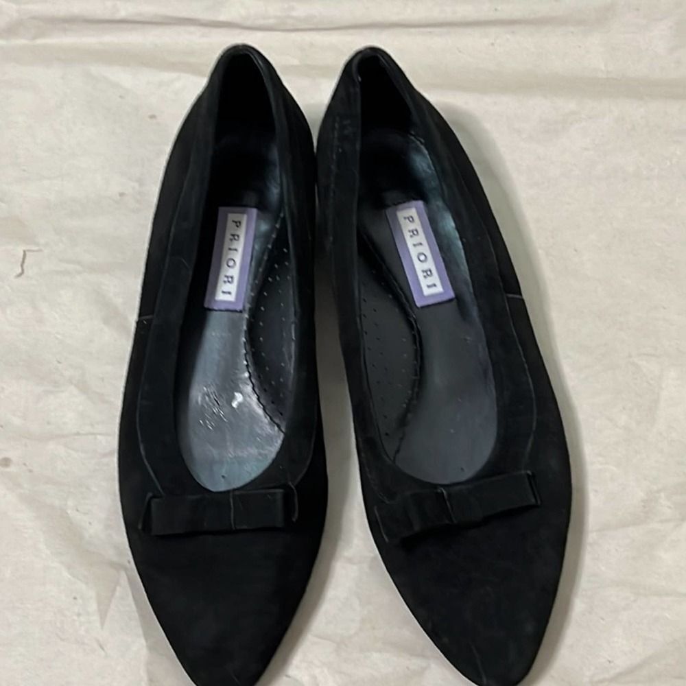 PRIORI MARICE SUEDE BOW FRONT POINTED SHOES SIZE 7M‎